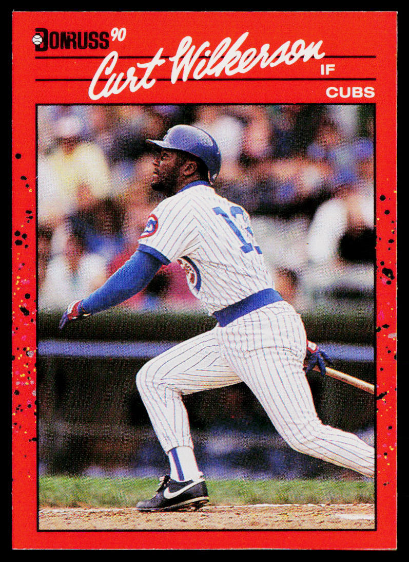 Curt Wilkerson 1990 Donruss #608c Chicago Cubs