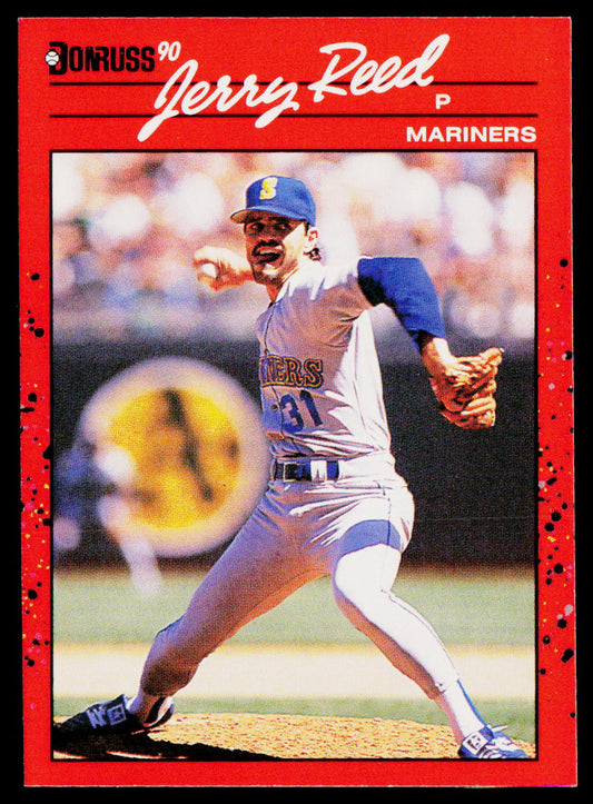 Jerry Reed 1990 Donruss #614c Seattle Mariners
