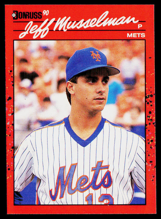 Jeff Musselman 1990 Donruss #623 New York Mets