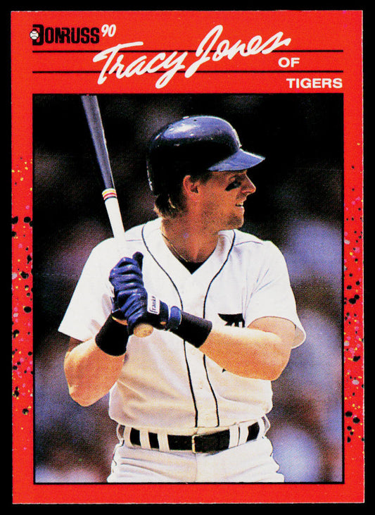 Tracy Jones 1990 Donruss #636b Detroit Tigers