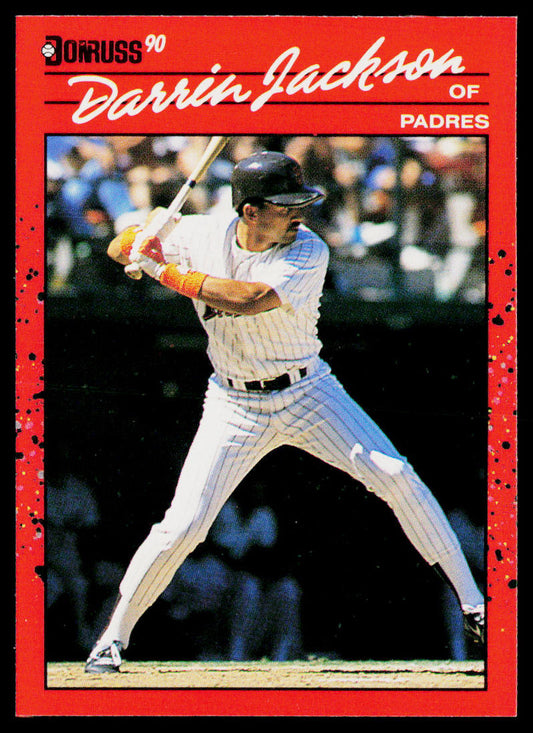 Darrin Jackson 1990 Donruss #641b San Diego Padres