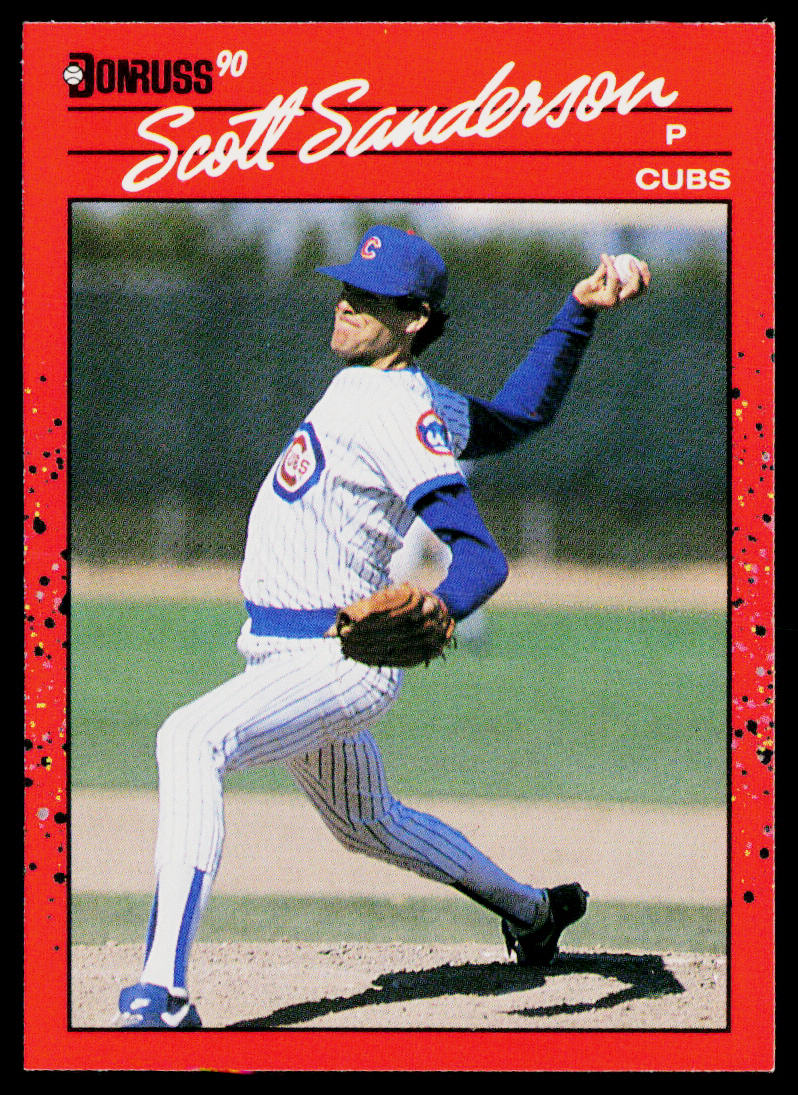 Scott Sanderson 1990 Donruss #647 Chicago Cubs