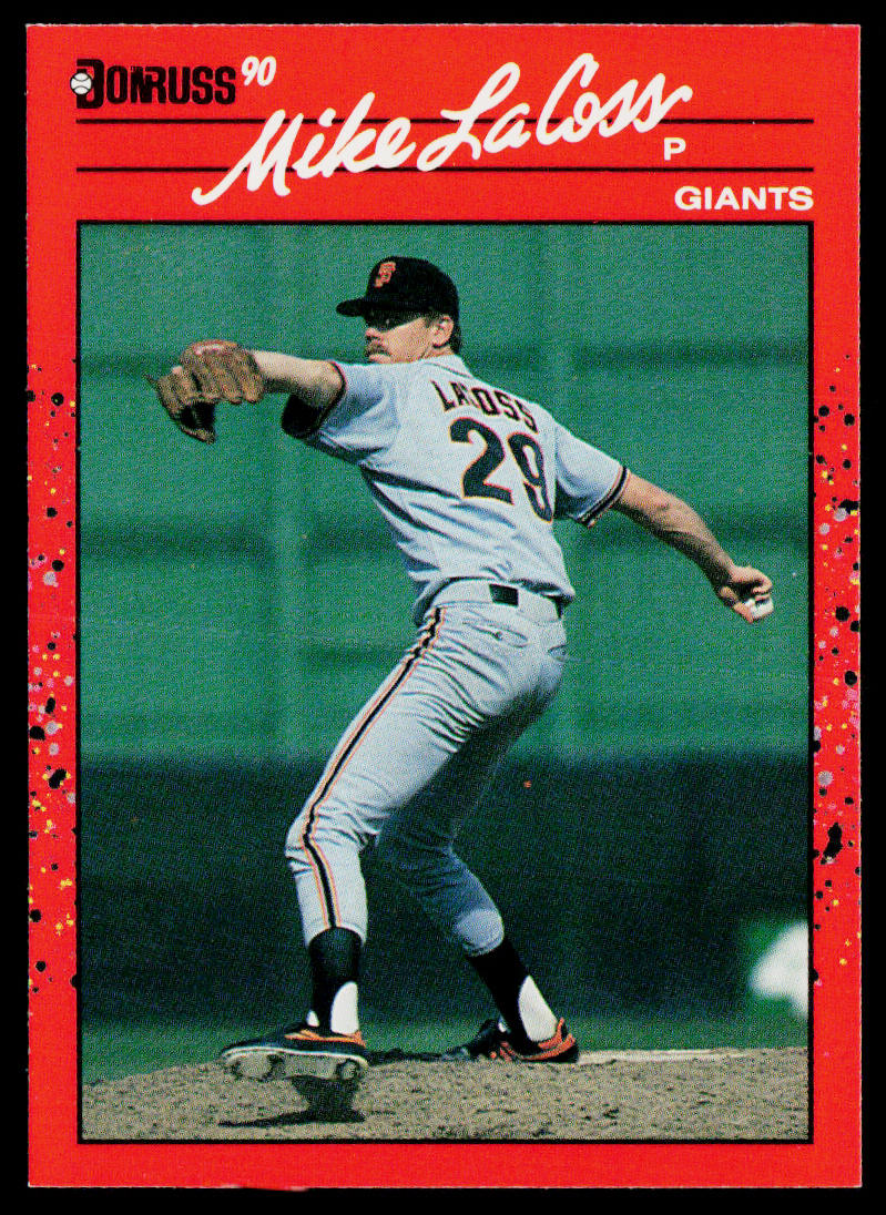 Mike LaCoss 1990 Donruss #652 San Francisco Giants