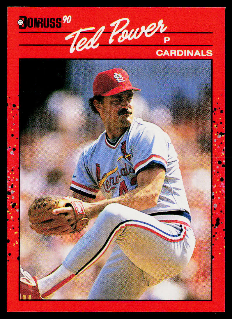 Ted Power 1990 Donruss #653 St. Louis Cardinals