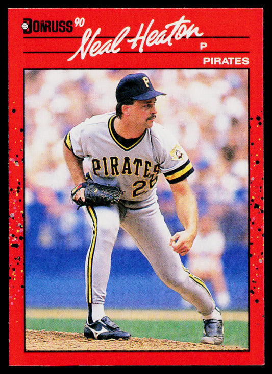 Neal Heaton 1990 Donruss #658 Pittsburgh Pirates