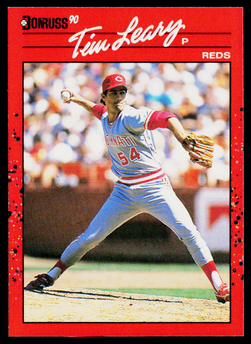 Tim Leary 1990 Donruss #670c Cincinnati Reds