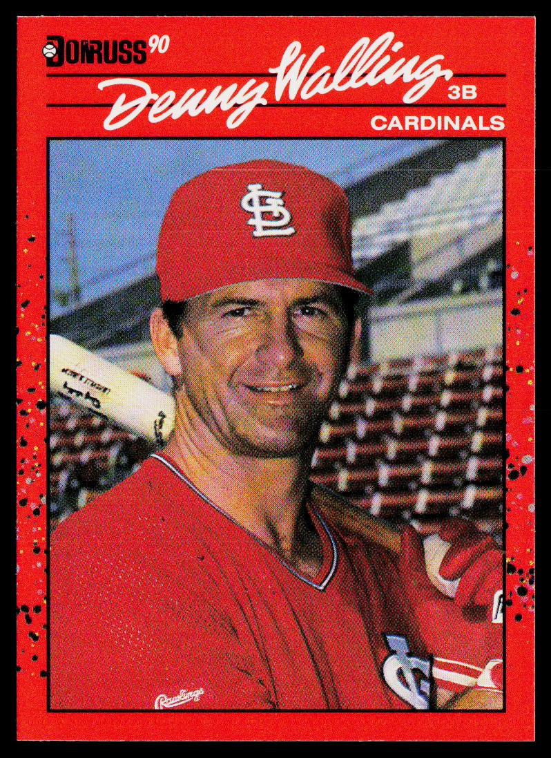 Denny Walling 1990 Donruss #677b St. Louis Cardinals