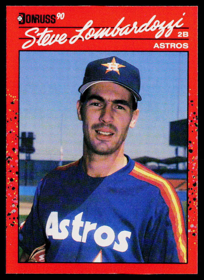 Steve Lombardozzi 1990 Donruss #688 Houston Astros