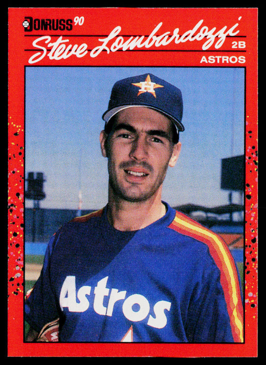Steve Lombardozzi 1990 Donruss #688 Houston Astros