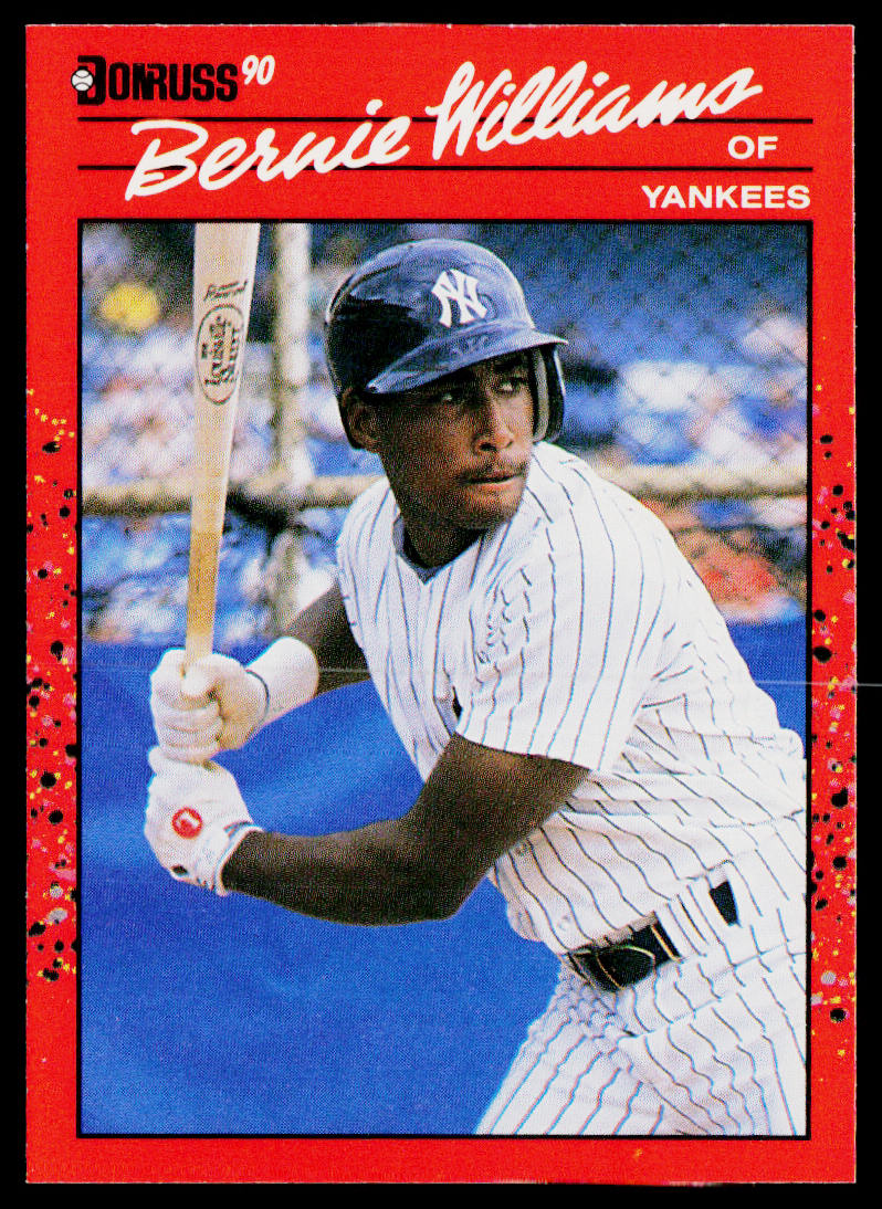Bernie Williams 1990 Donruss #689 RC New York Yankees