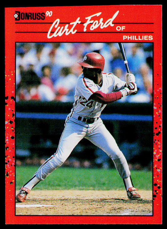 Curt Ford 1990 Donruss #694 Philadelphia Phillies