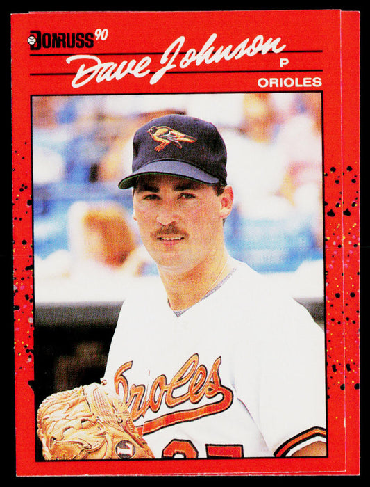 Dave Johnson 1990 Donruss #702b RC Baltimore Orioles
