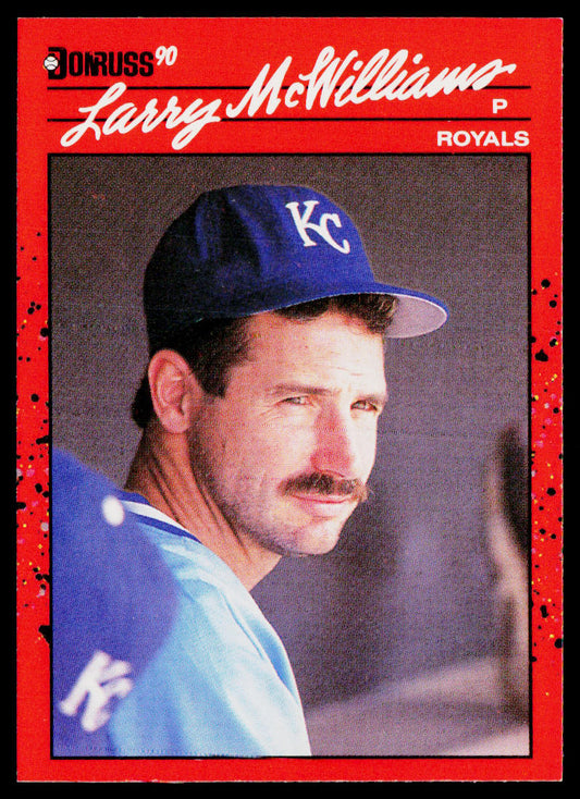 Larry McWilliams 1990 Donruss #709 Kansas City Royals
