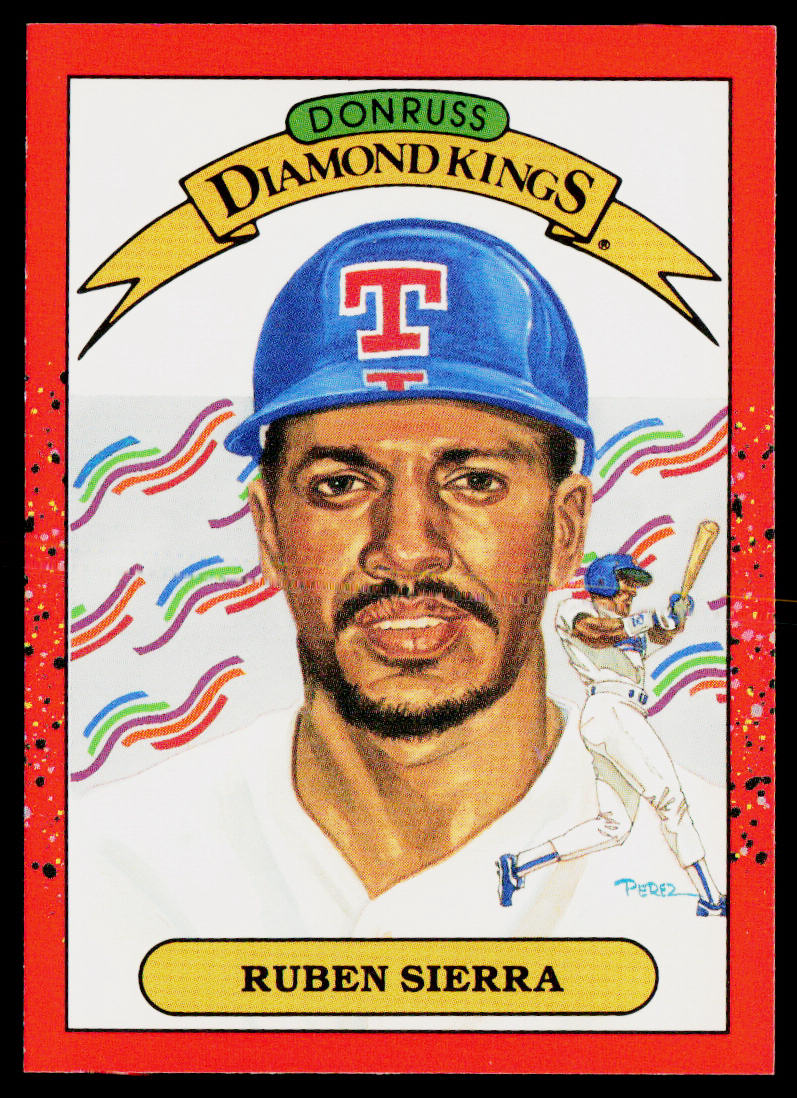 Ruben Sierra 1990 Donruss #3 Texas Rangers