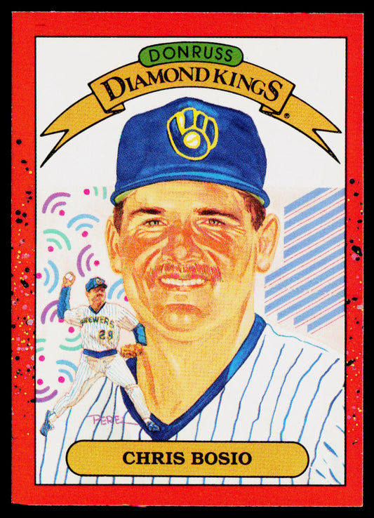 Chris Bosio 1990 Donruss #20 Milwaukee Brewers