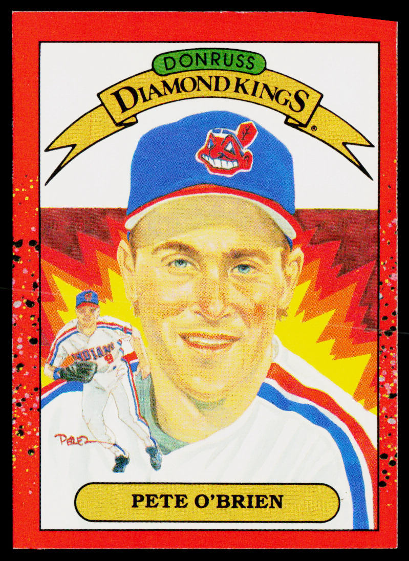 Pete O'Brien 1990 Donruss #24b Cleveland Indians