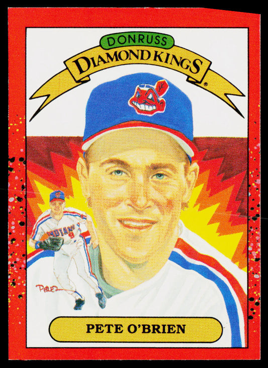 Pete O'Brien 1990 Donruss #24b Cleveland Indians