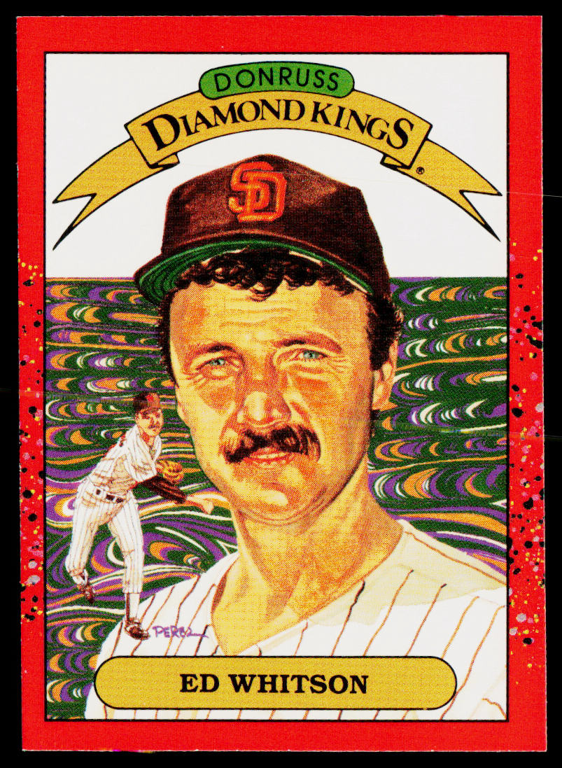 Ed Whitson 1990 Donruss #26c San Diego Padres