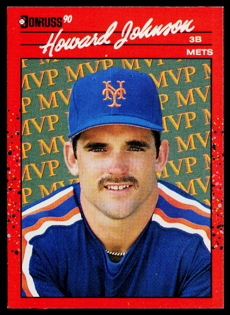 Howard Johnson 1990 Donruss Bonus MVP's #BC-2 New York Mets