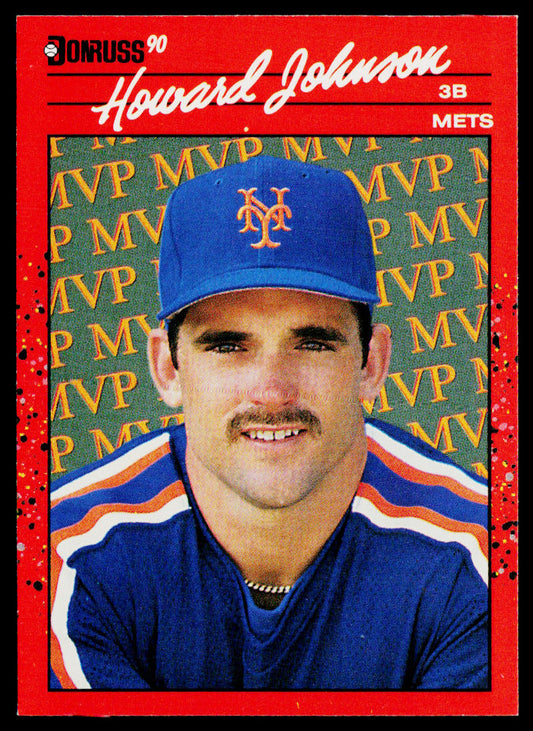 Howard Johnson 1990 Donruss Bonus MVP's #BC-2 New York Mets