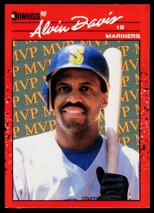Alvin Davis 1990 Donruss Bonus MVP's #BC-9 Seattle Mariners