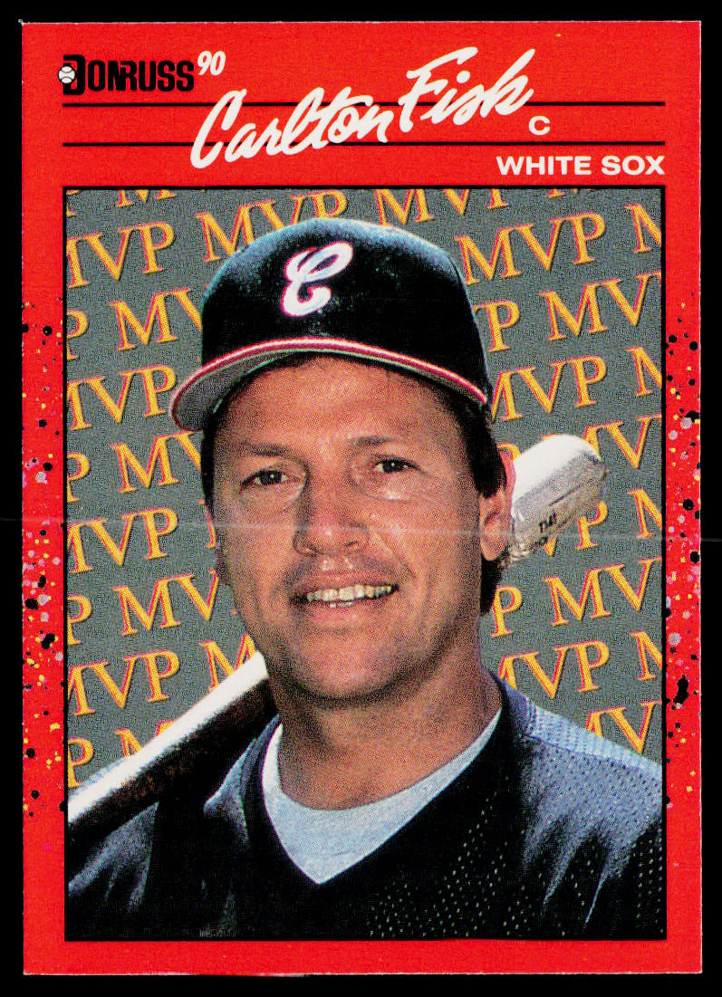 Carlton Fisk 1990 Donruss Bonus MVP's #BC-19 Chicago White Sox