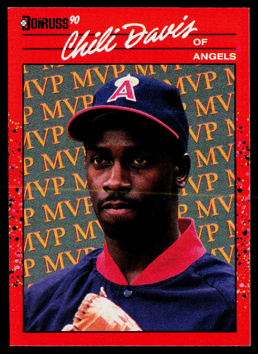 Chili Davis 1990 Donruss Bonus MVP's #BC-20 California Angels