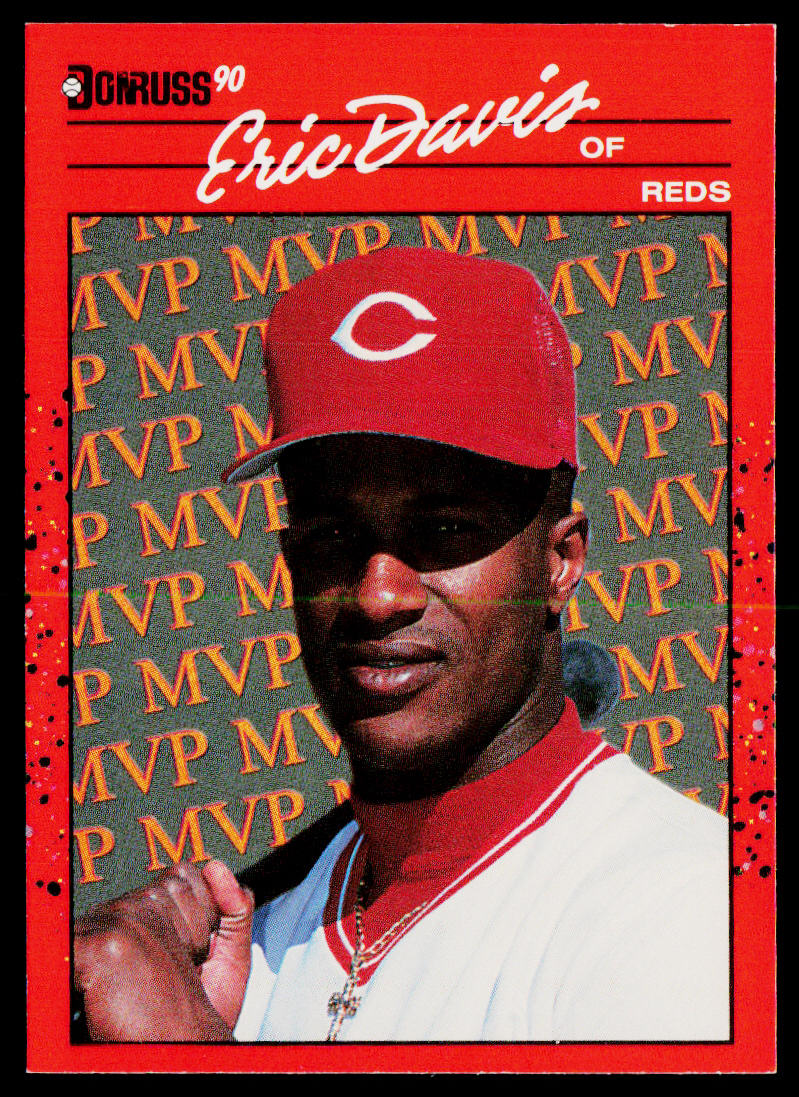 Eric Davis 1990 Donruss Bonus MVP's #BC-23 Cincinnati Reds