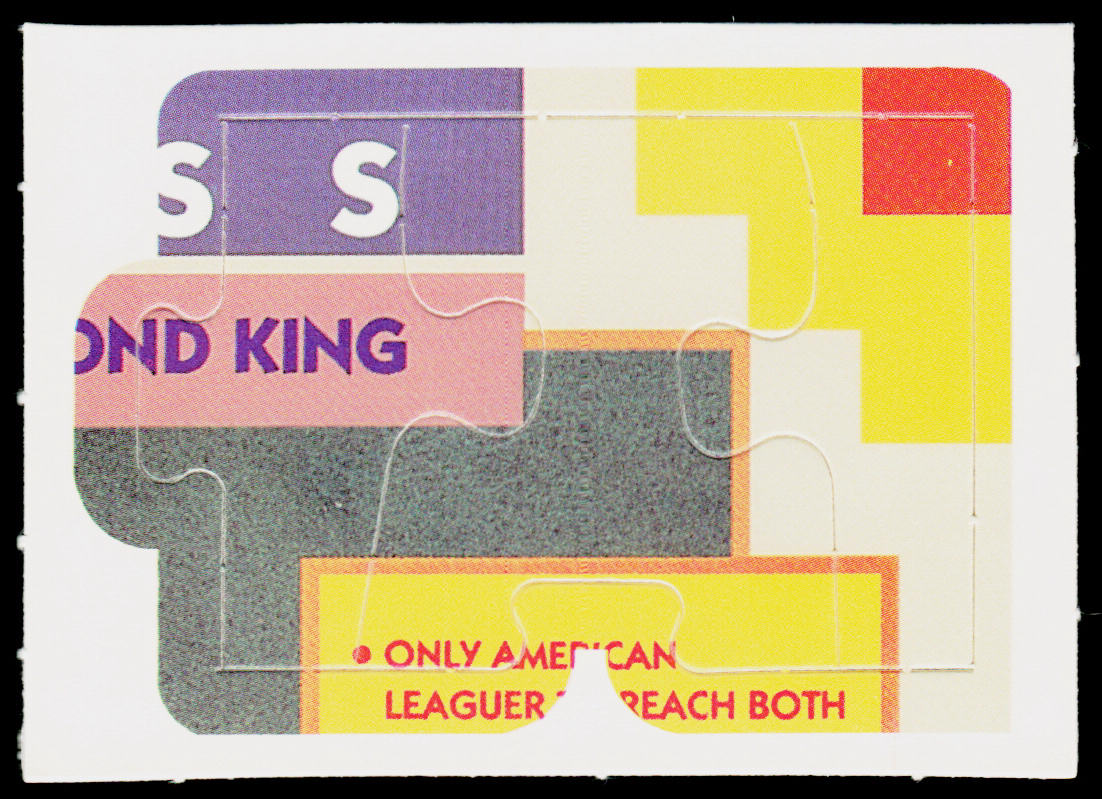 Carl Yastrzemski 1990 Donruss Carl Yastrzemski Puzzle #7-9 Boston Red Sox