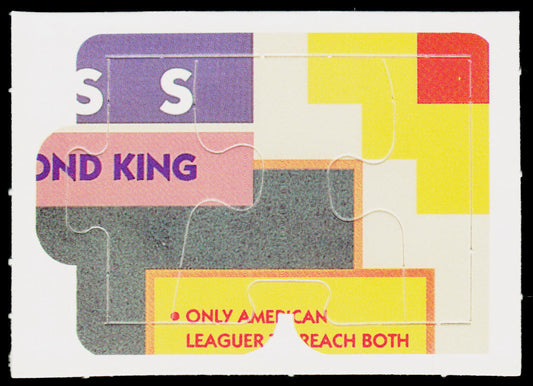 Carl Yastrzemski 1990 Donruss Carl Yastrzemski Puzzle #7-9 Boston Red Sox