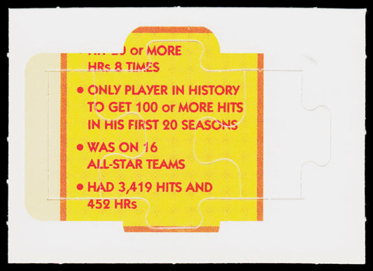 Carl Yastrzemski 1990 Donruss Carl Yastrzemski Puzzle #46-48 Boston Red Sox