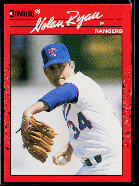 Nolan Ryan 1990 Donruss #166c Texas Rangers