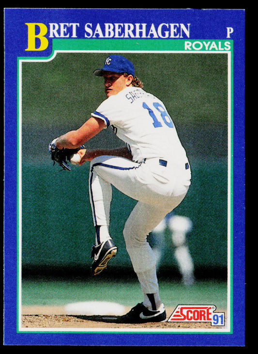 Bret Saberhagen 1991 Score #6 Kansas City Royals