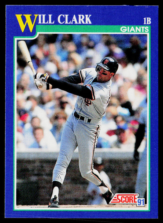 Will Clark 1991 Score #7 San Francisco Giants