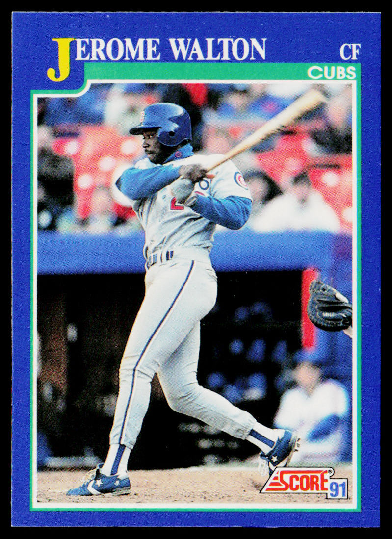 Jerome Walton 1991 Score #13 Chicago Cubs