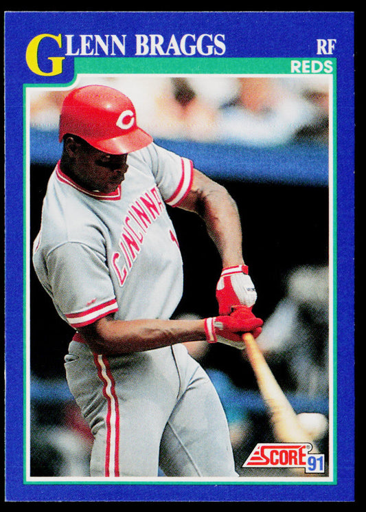 Glenn Braggs 1991 Score #18 Cincinnati Reds