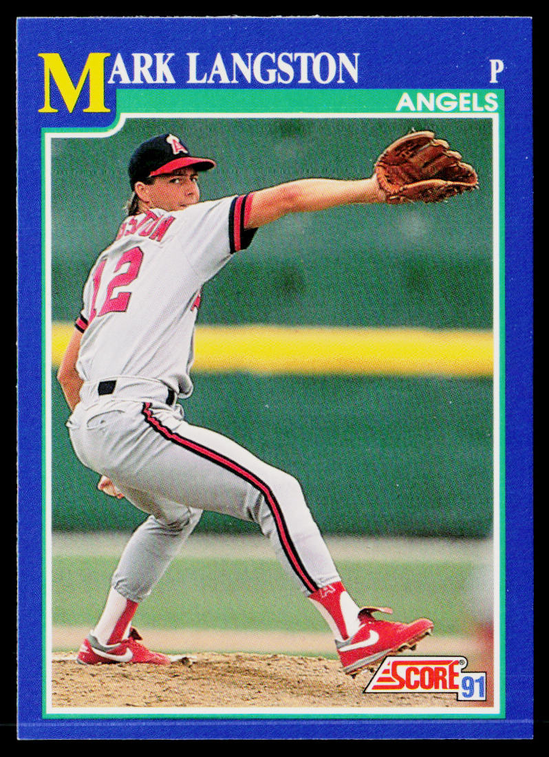 Mark Langston 1991 Score #21 California Angels