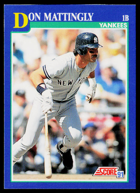Don Mattingly 1991 Score #23 New York Yankees