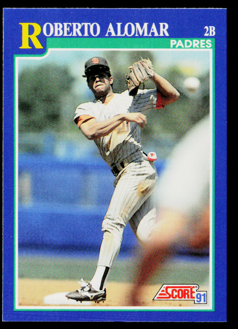 Roberto Alomar 1991 Score #25 San Diego Padres