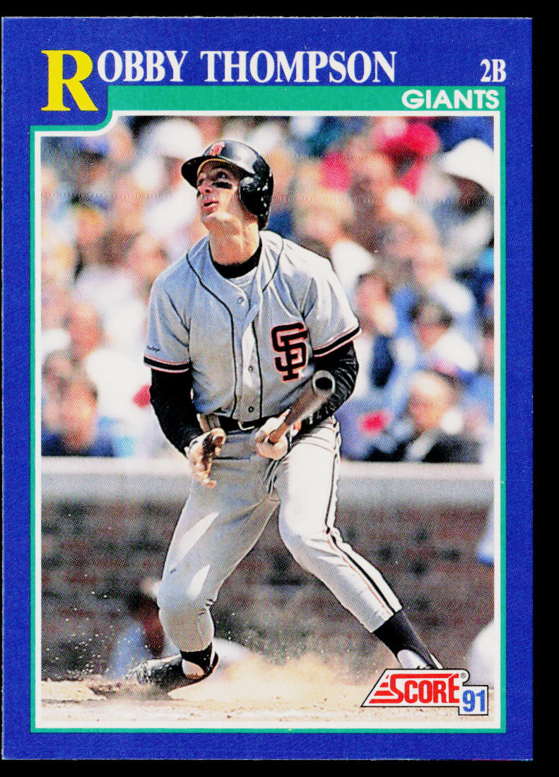 Robby Thompson 1991 Score #26 San Francisco Giants