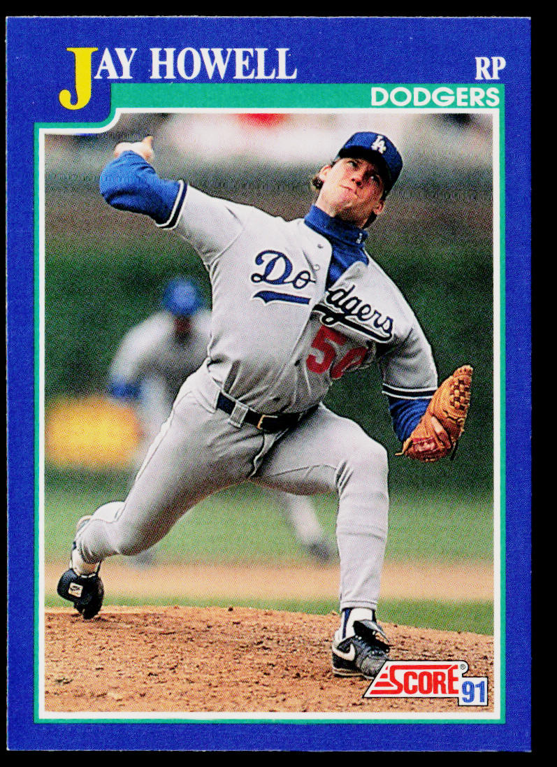 Jay Howell 1991 Score #29 Los Angeles Dodgers