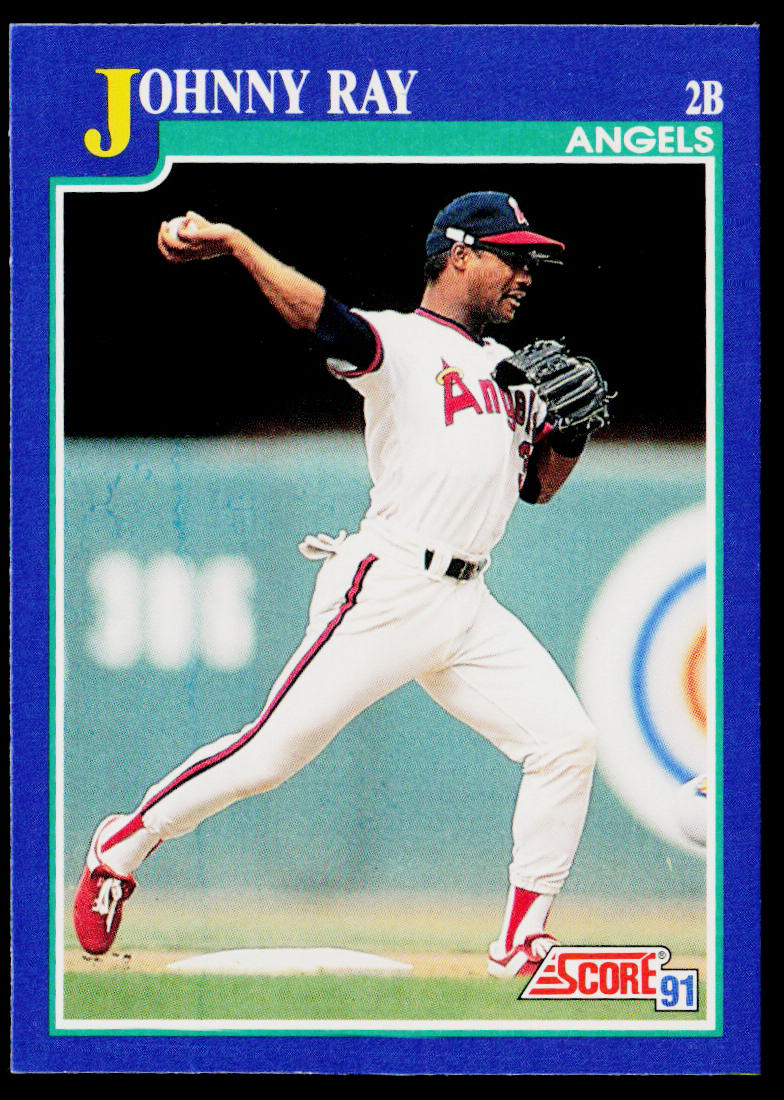 Johnny Ray 1991 Score #31 California Angels