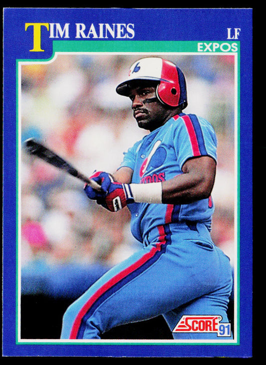 Tim Raines 1991 Score #35 Montreal Expos