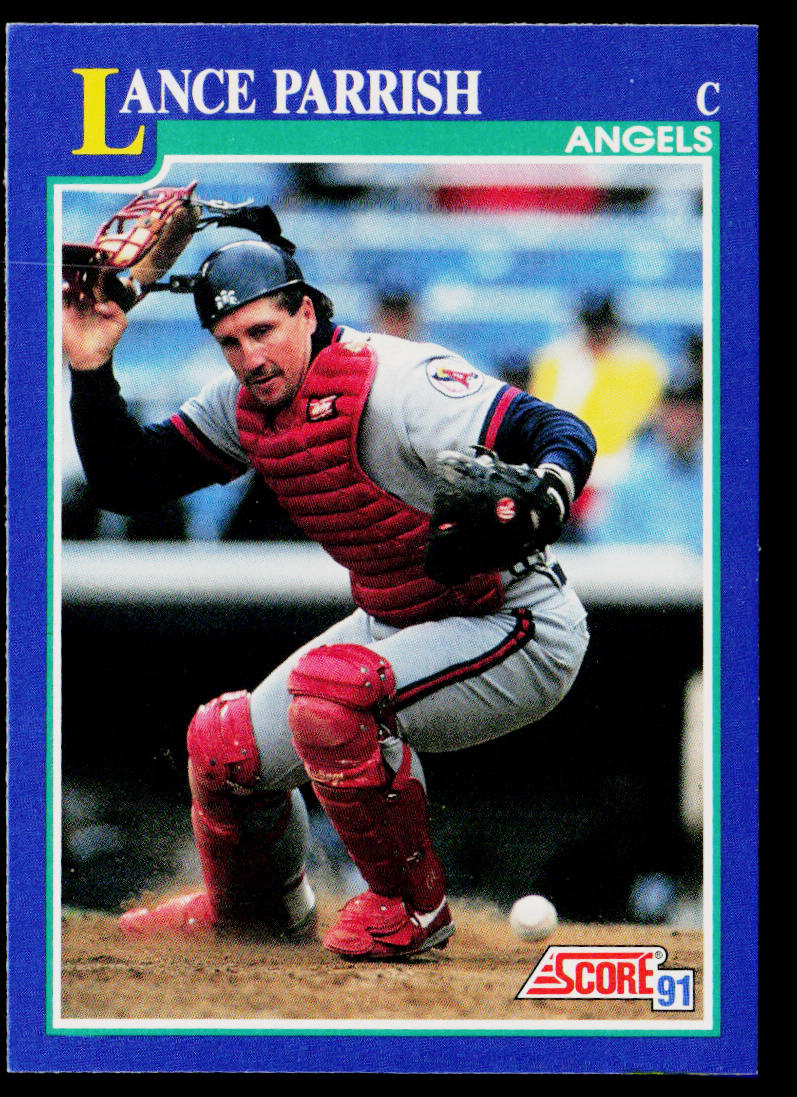 Lance Parrish 1991 Score #37 California Angels