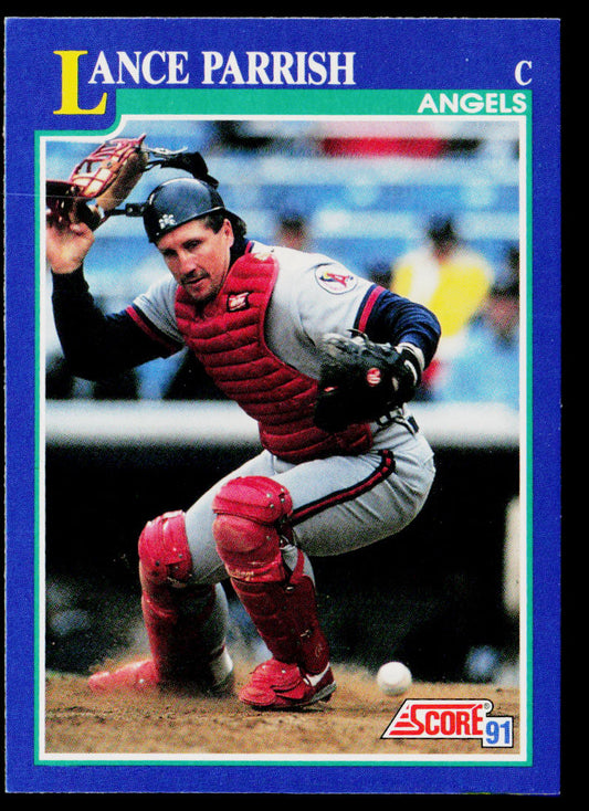 Lance Parrish 1991 Score #37 California Angels