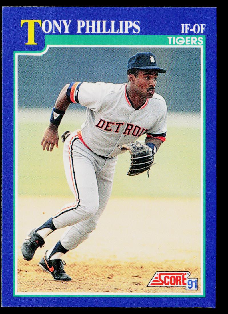 Tony Phillips 1991 Score #38 Detroit Tigers
