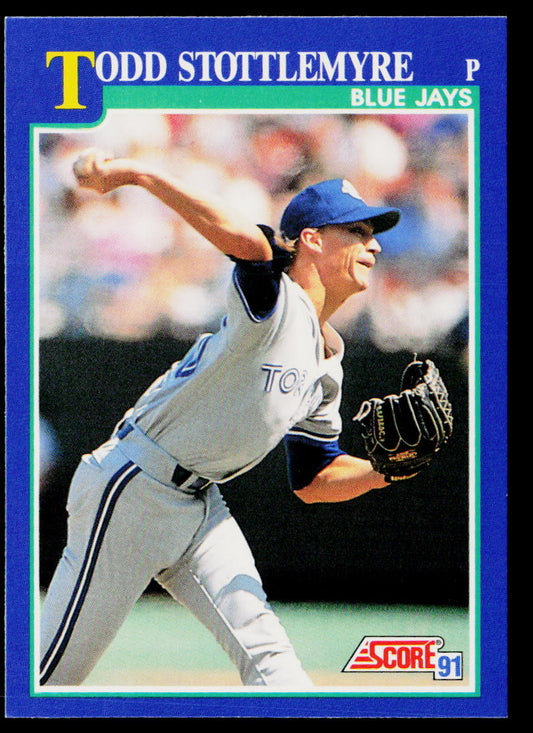 Todd Stottlemyre 1991 Score #39 Toronto Blue Jays