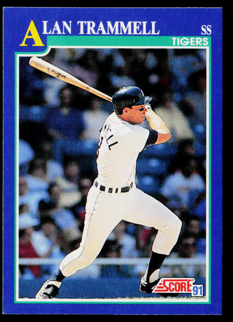 Alan Trammell 1991 Score #40 Detroit Tigers