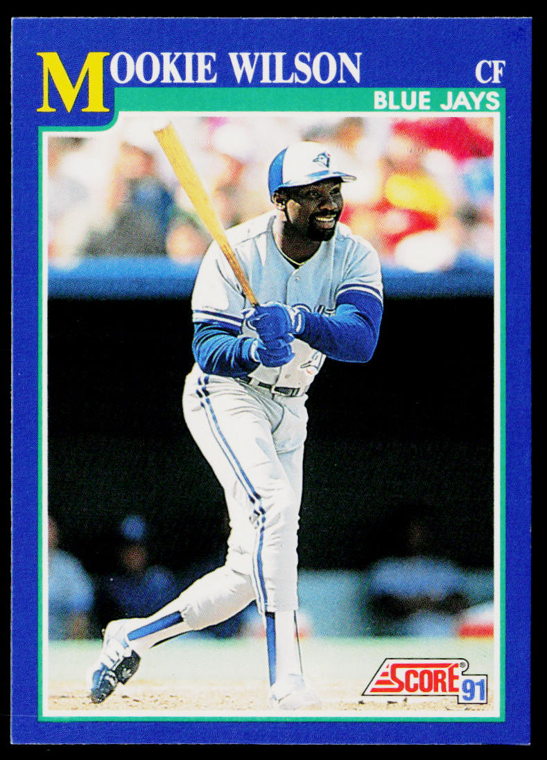 Mookie Wilson 1991 Score #42 Toronto Blue Jays