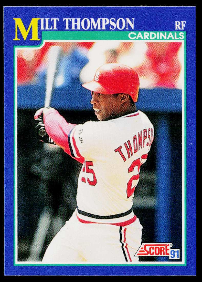 Milt Thompson 1991 Score #54 St. Louis Cardinals